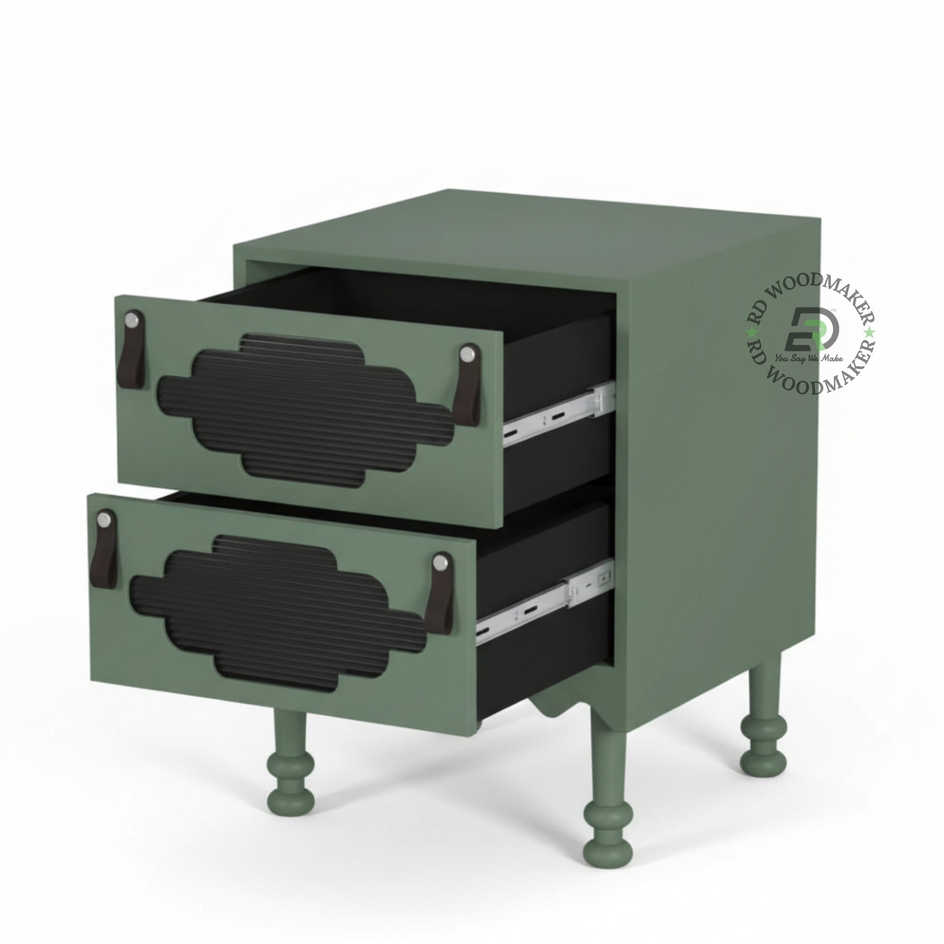 SAGE GREEN BOHEMIAN NIGHTSTAND
