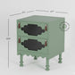 SAGE GREEN BOHEMIAN NIGHTSTAND