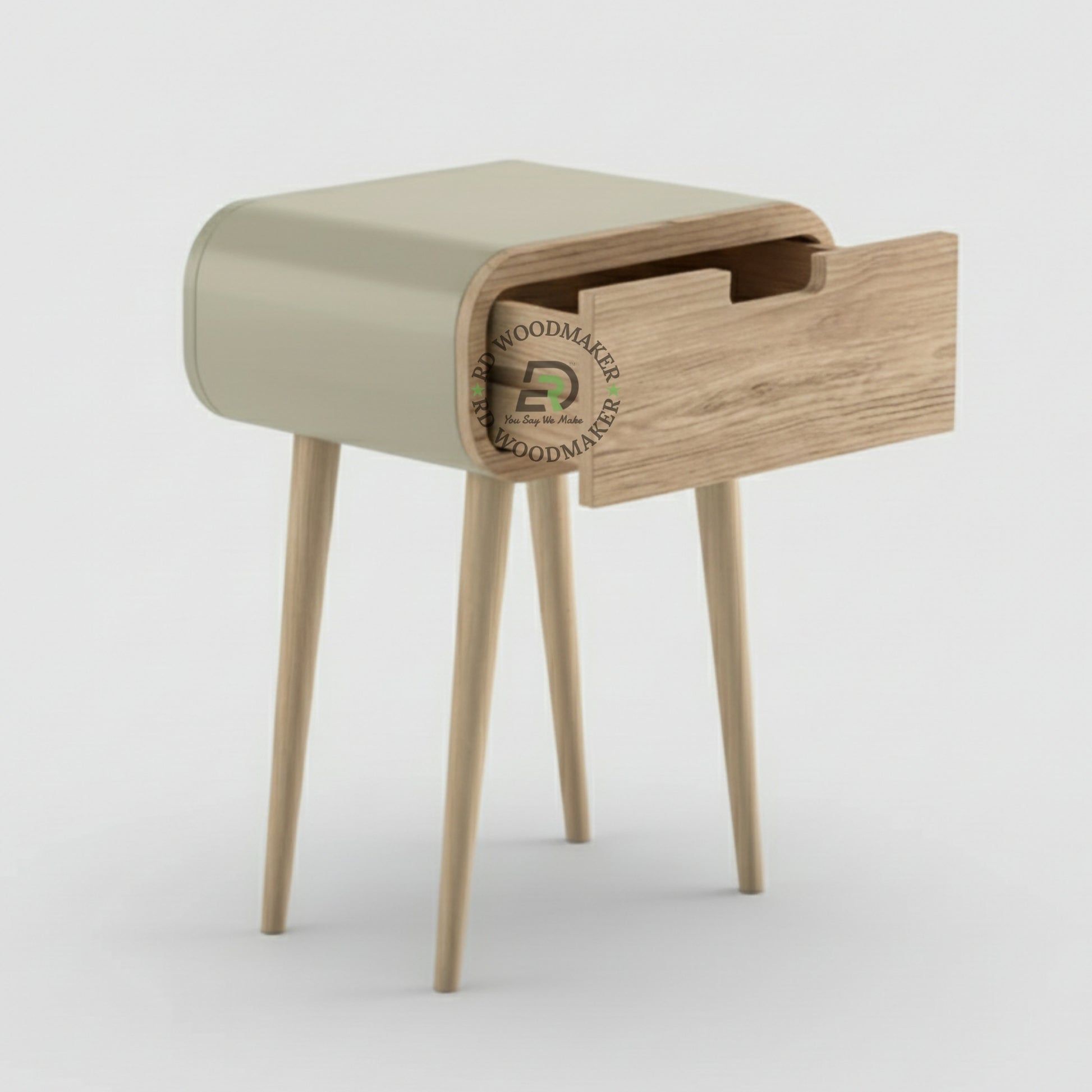 SCANDI MINIMALIST BEDSIDE TABLE