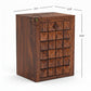 GEOMETRIC CUBE BEDSIDE CABINET