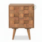 TEXTURED BLOCK BEDSIDE DRAWERS
