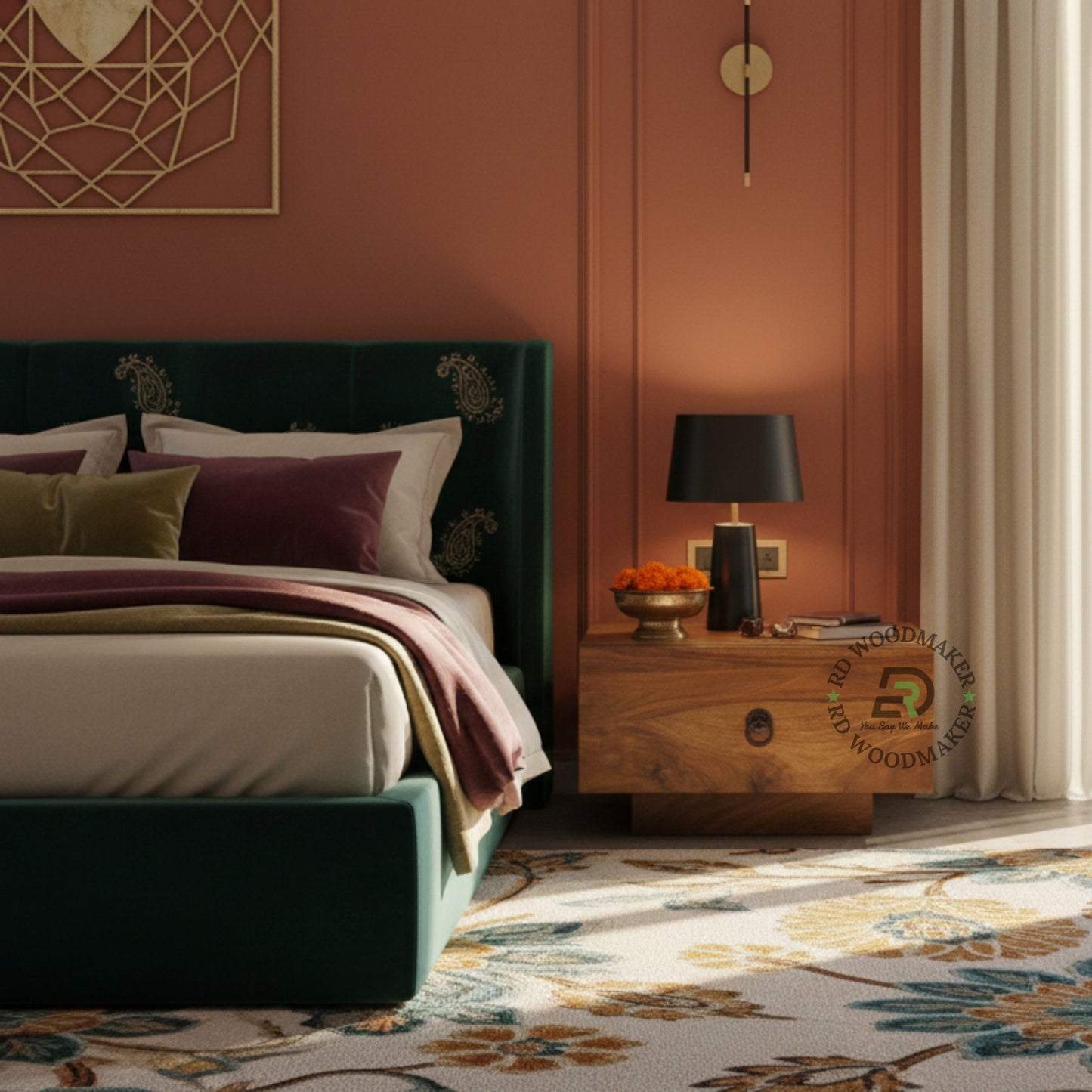 ZEN LOW PROFILE BEDSIDE TABLE