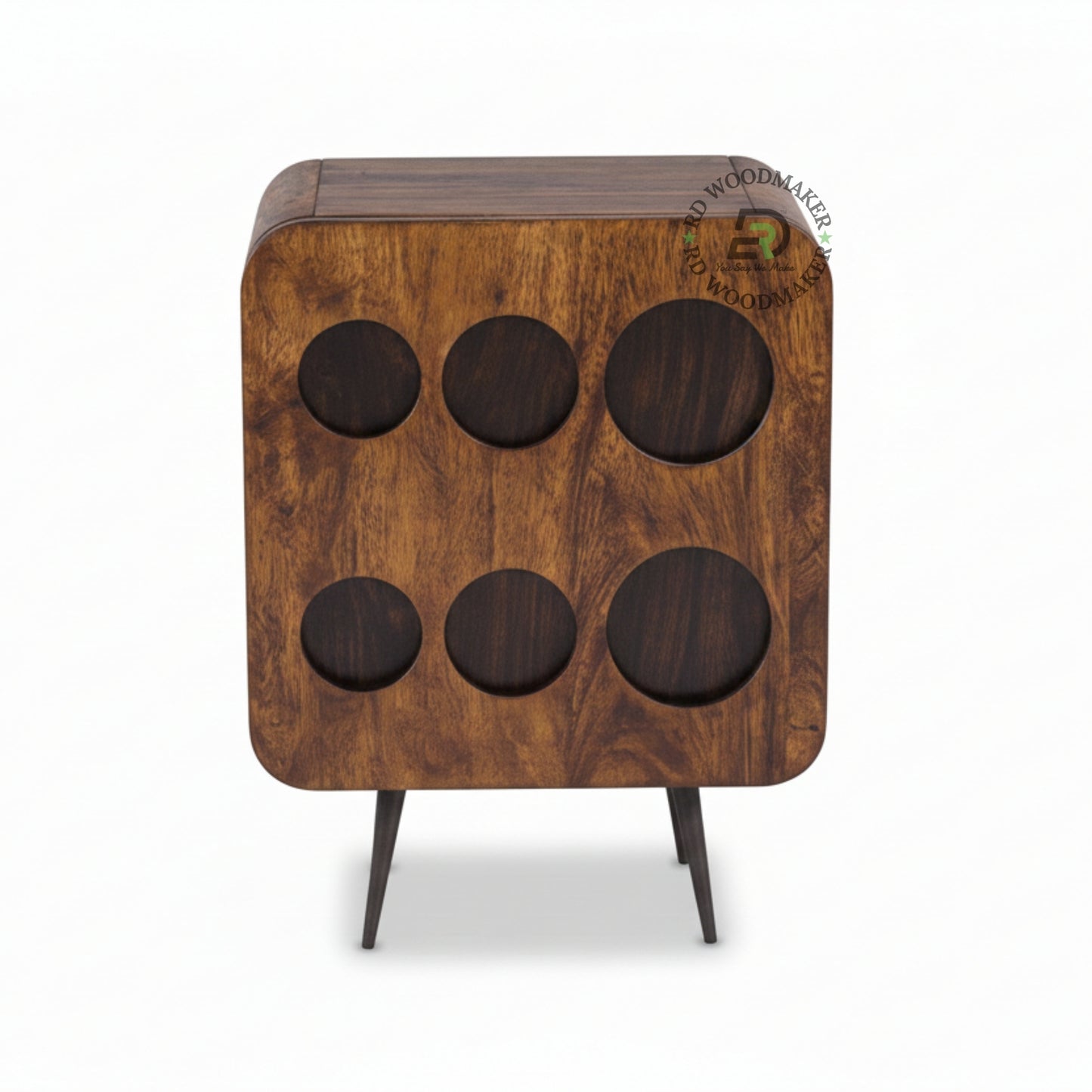 RETRO CIRCLE-CUT BEDSIDE