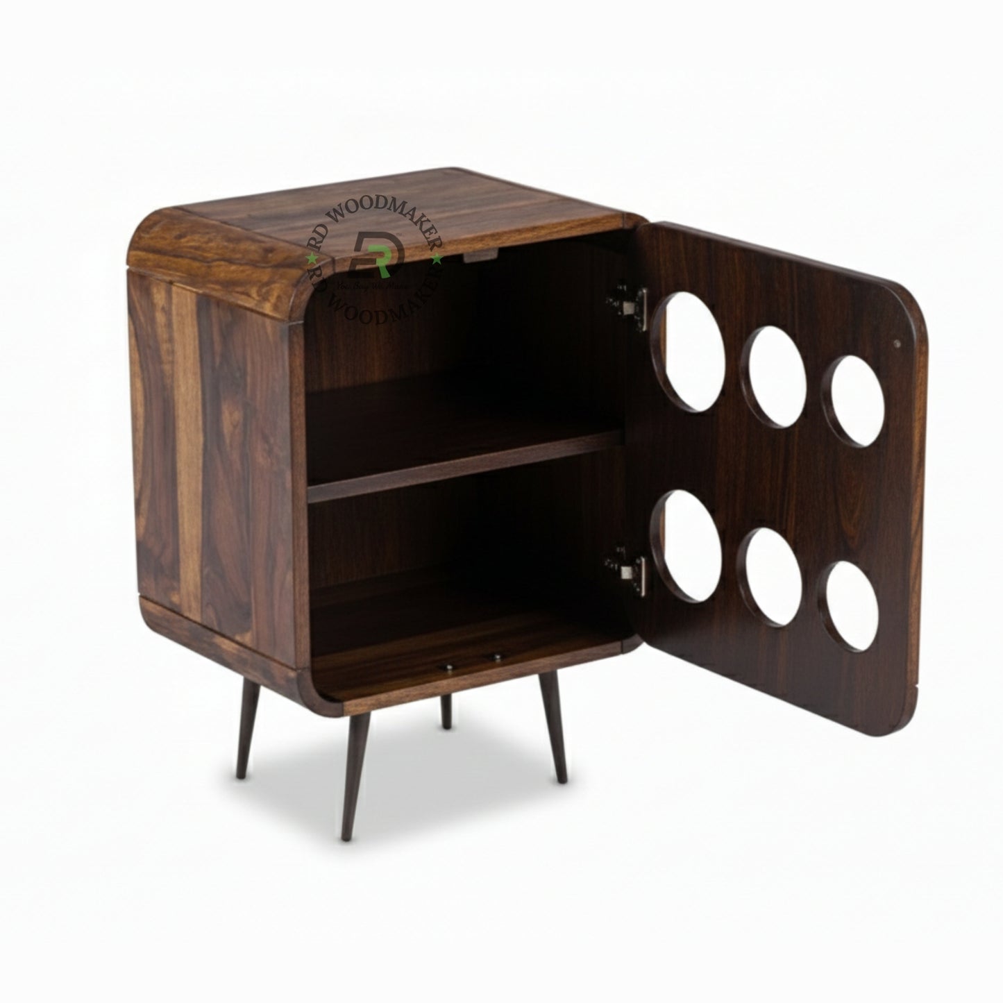 RETRO CIRCLE-CUT BEDSIDE