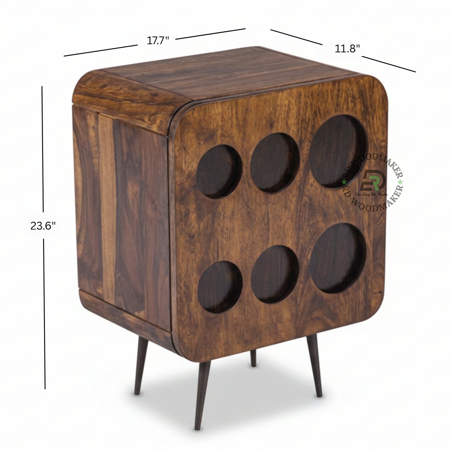 RETRO CIRCLE-CUT BEDSIDE