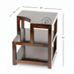 GEOMETRIC CORNER BEDSIDE