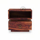 STACKED WOOD CUBBY BEDSIDE