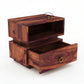 STACKED WOOD CUBBY BEDSIDE