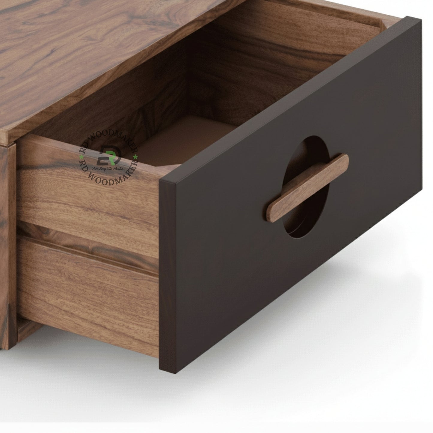 LOW-PROFILE CIRCLE-BAR BEDSIDE