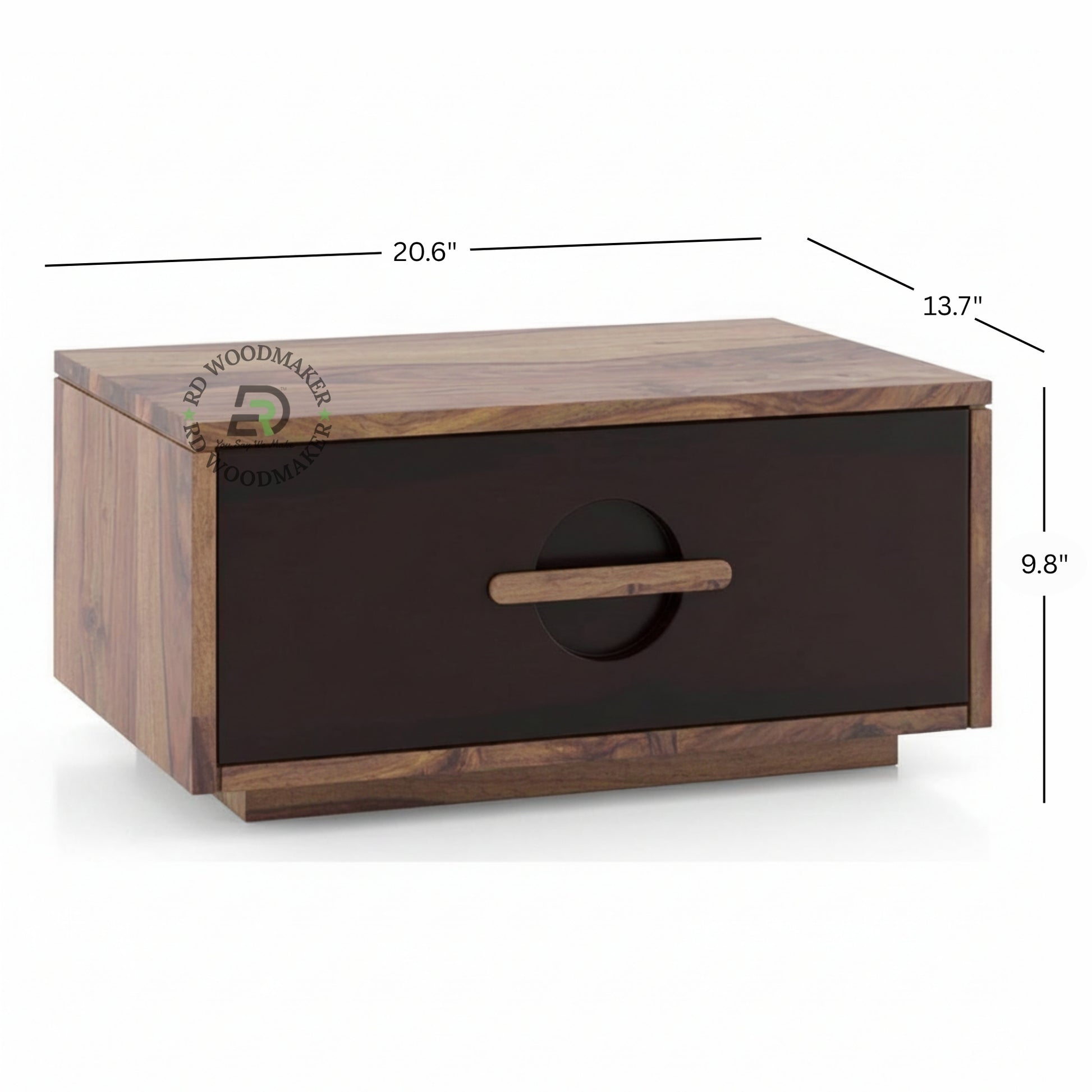 LOW-PROFILE CIRCLE-BAR BEDSIDE