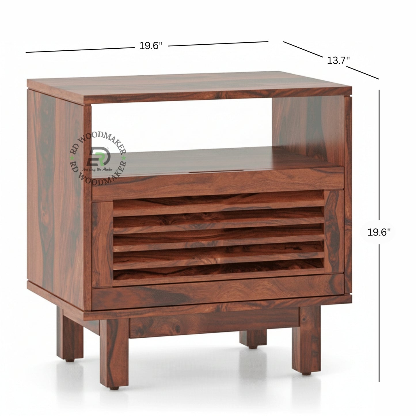 SLATTED FRONT OPEN BEDSIDE
