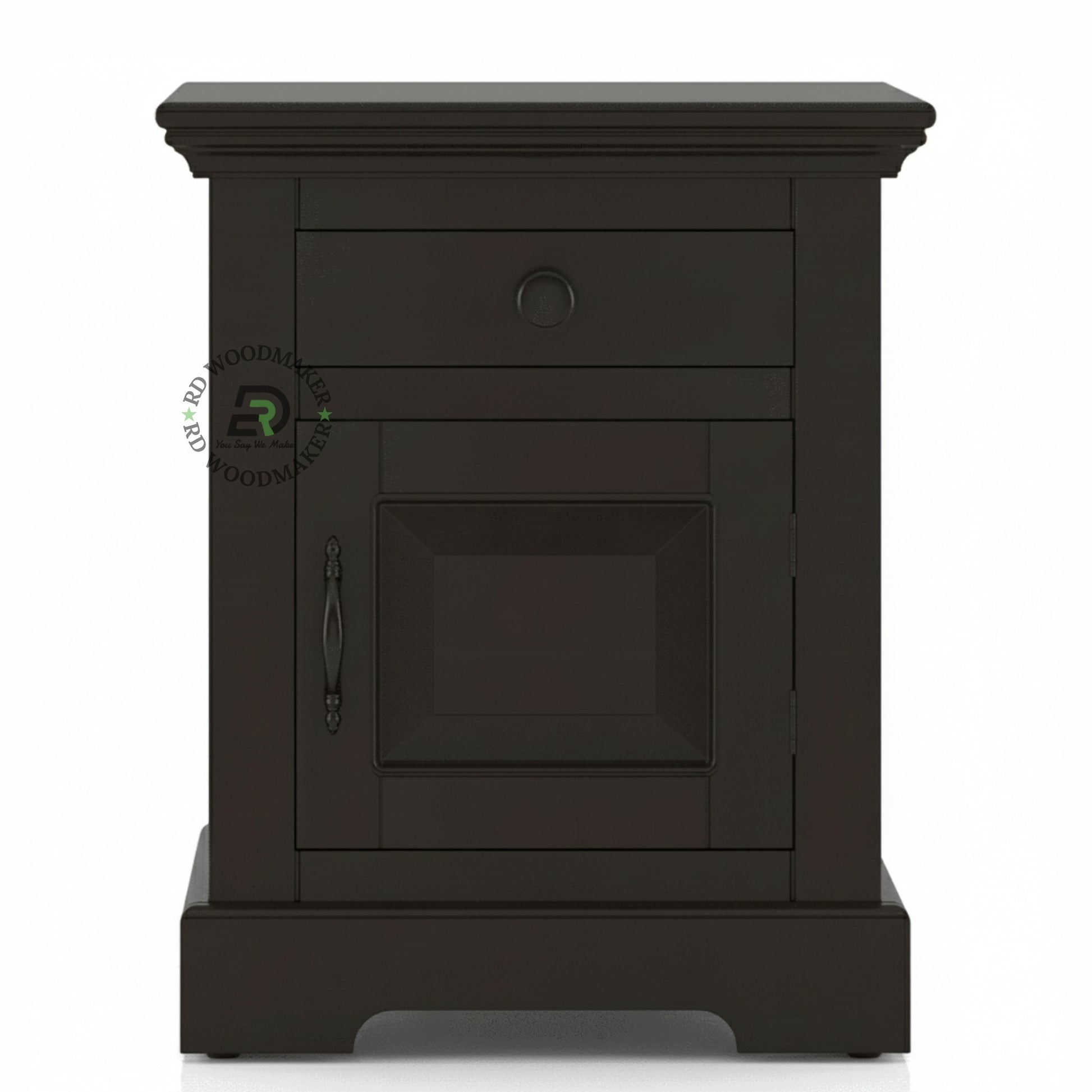 CLASSIC BLACK PANEL BEDSIDE
