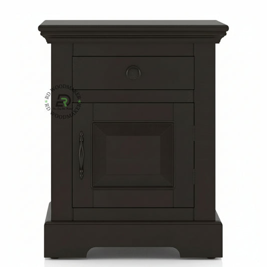 CLASSIC BLACK PANEL BEDSIDE