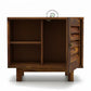 SLATTED DOOR ASYM BEDSIDE