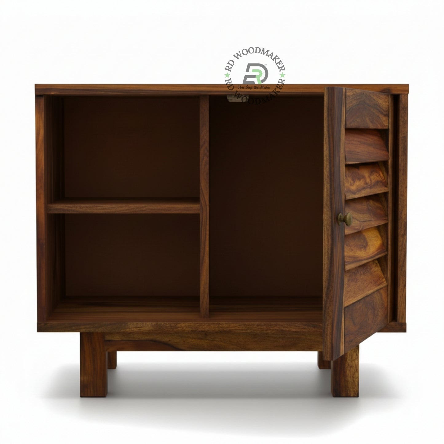 SLATTED DOOR ASYM BEDSIDE