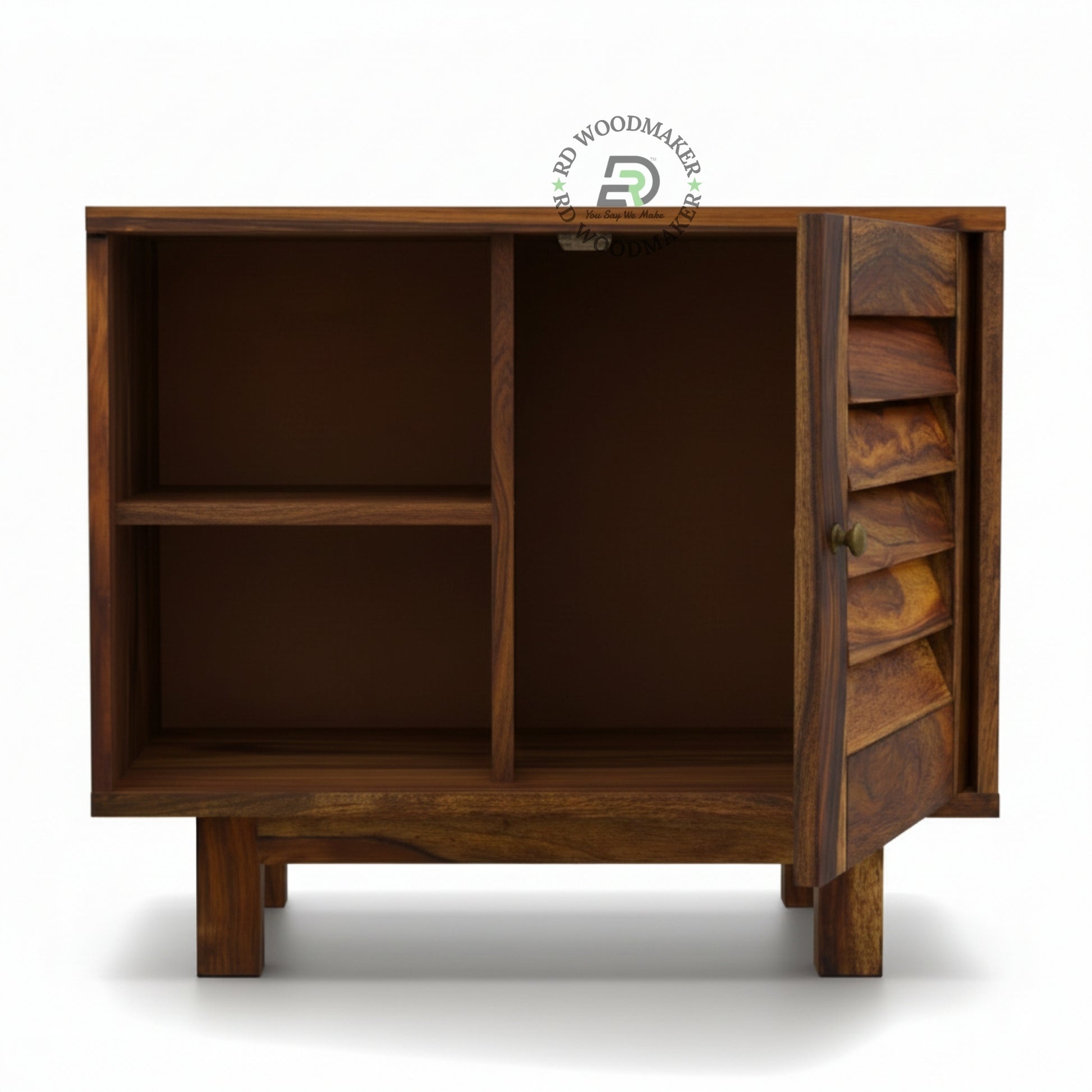 SLATTED DOOR ASYM BEDSIDE