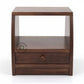 SLOPED OPEN CUBBY BEDSIDE