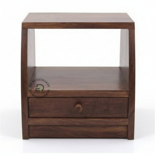 SLOPED OPEN CUBBY BEDSIDE