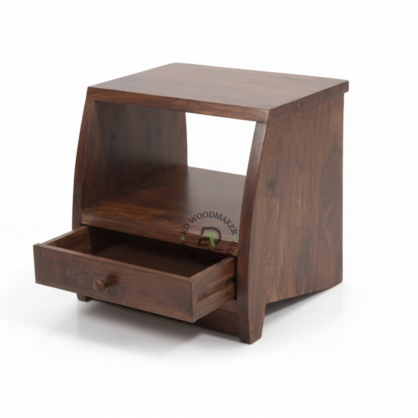 SLOPED OPEN CUBBY BEDSIDE
