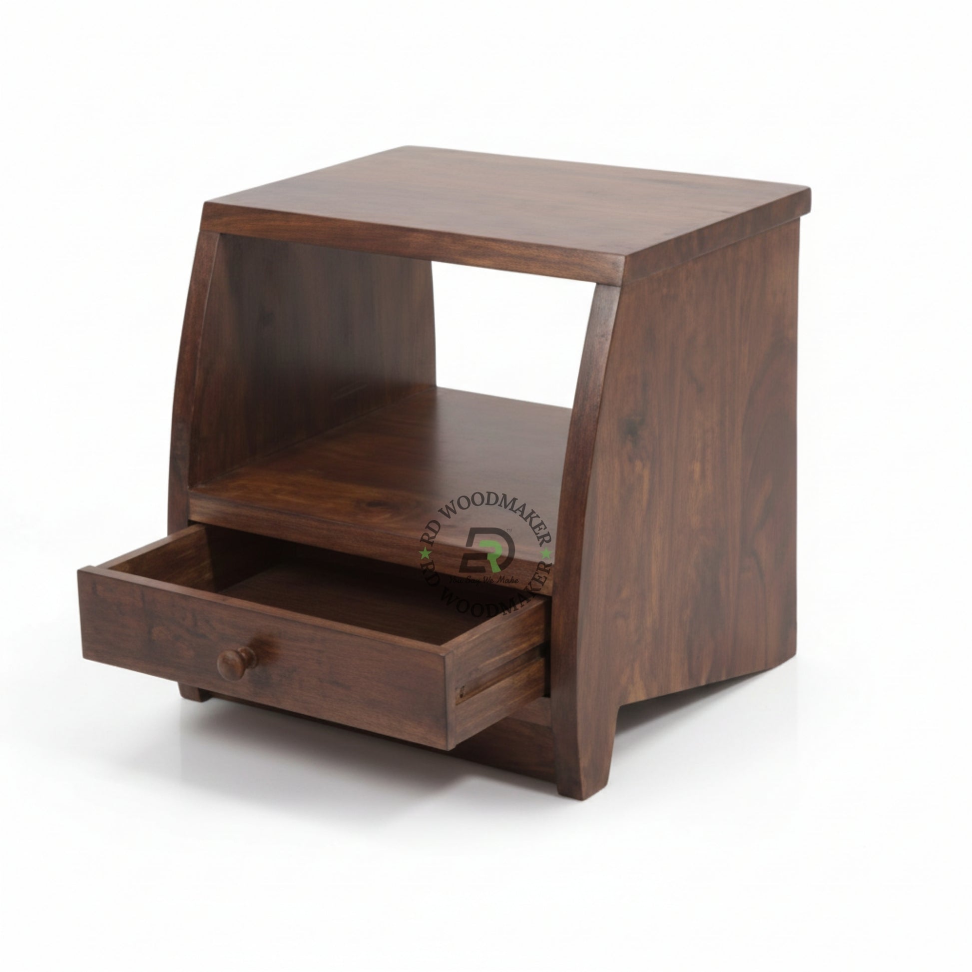 SLOPED OPEN CUBBY BEDSIDE