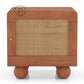 RATTAN ORB-LEG BEDSIDE