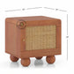 RATTAN ORB-LEG BEDSIDE