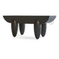 MODERN SCULPTURAL COFFEE TABLE WITH OVAL LEGS
