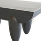 MODERN SCULPTURAL COFFEE TABLE WITH OVAL LEGS