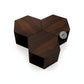 MODULAR HEXAGON WOODEN COFFEE TABLE SET