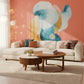 NESTED ROUND COFFEE TABLE SET WITH FLUTED BASE