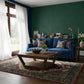 MODERN GEOMETRIC FRAME COFFEE TABLE WITH LOWER SHELF