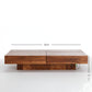 MODULAR BLOCK DESIGN SOLID WOOD COFFEE TABLE