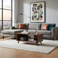 MID-CENTURY MODERN OPEN SHELF COFFEE TABLE