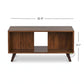 MID-CENTURY MODERN OPEN SHELF COFFEE TABLE
