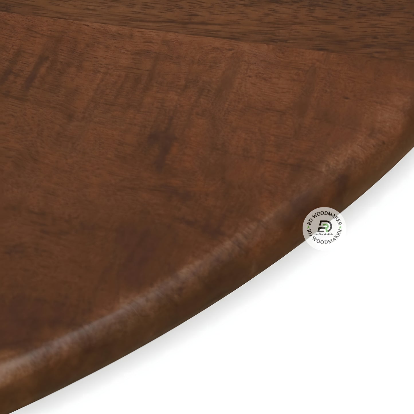 ROUND CROSS BASE WOODEN COFFEE TABLE