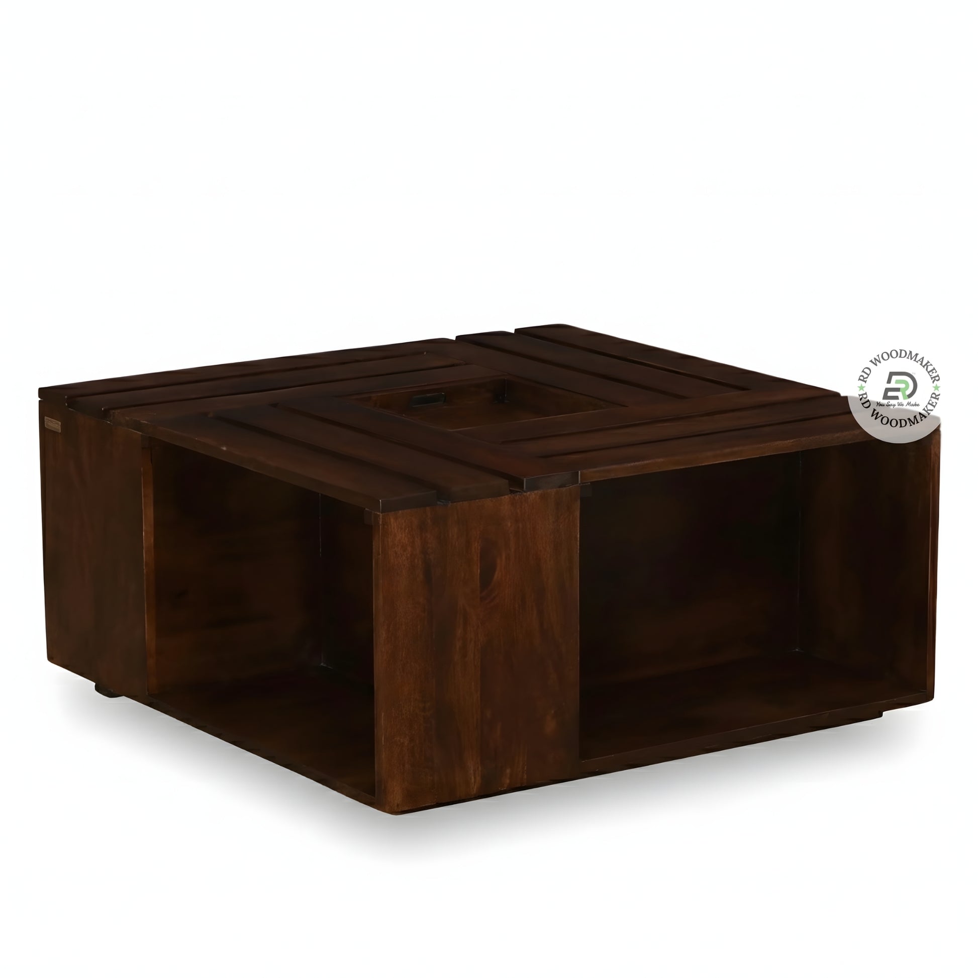 MODERN SLIDING TOP STORAGE COFFEE TABLE