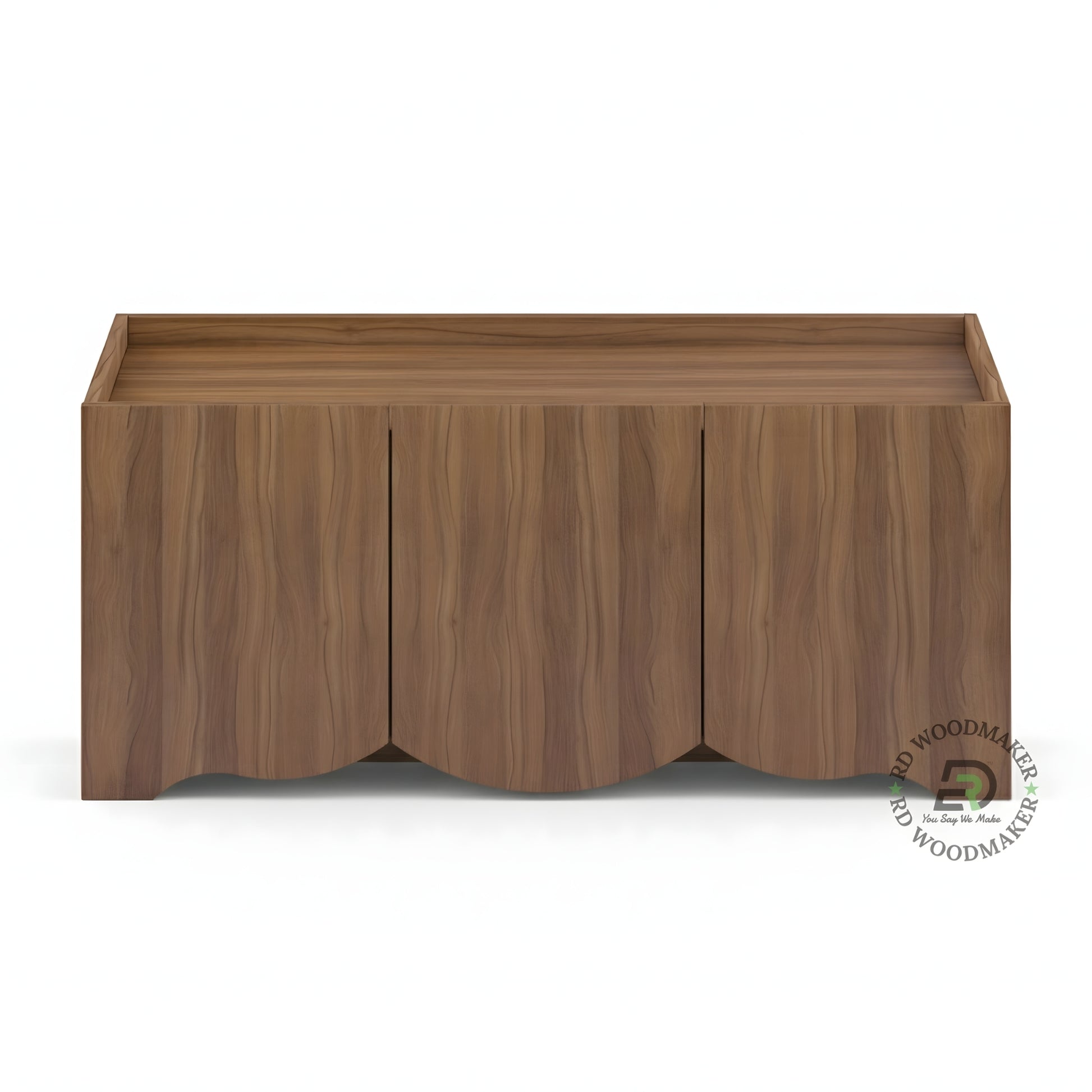MODERN MINIMAL WOODEN STORAGE COFFEE TABLE