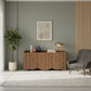 MODERN MINIMAL WOODEN STORAGE COFFEE TABLE