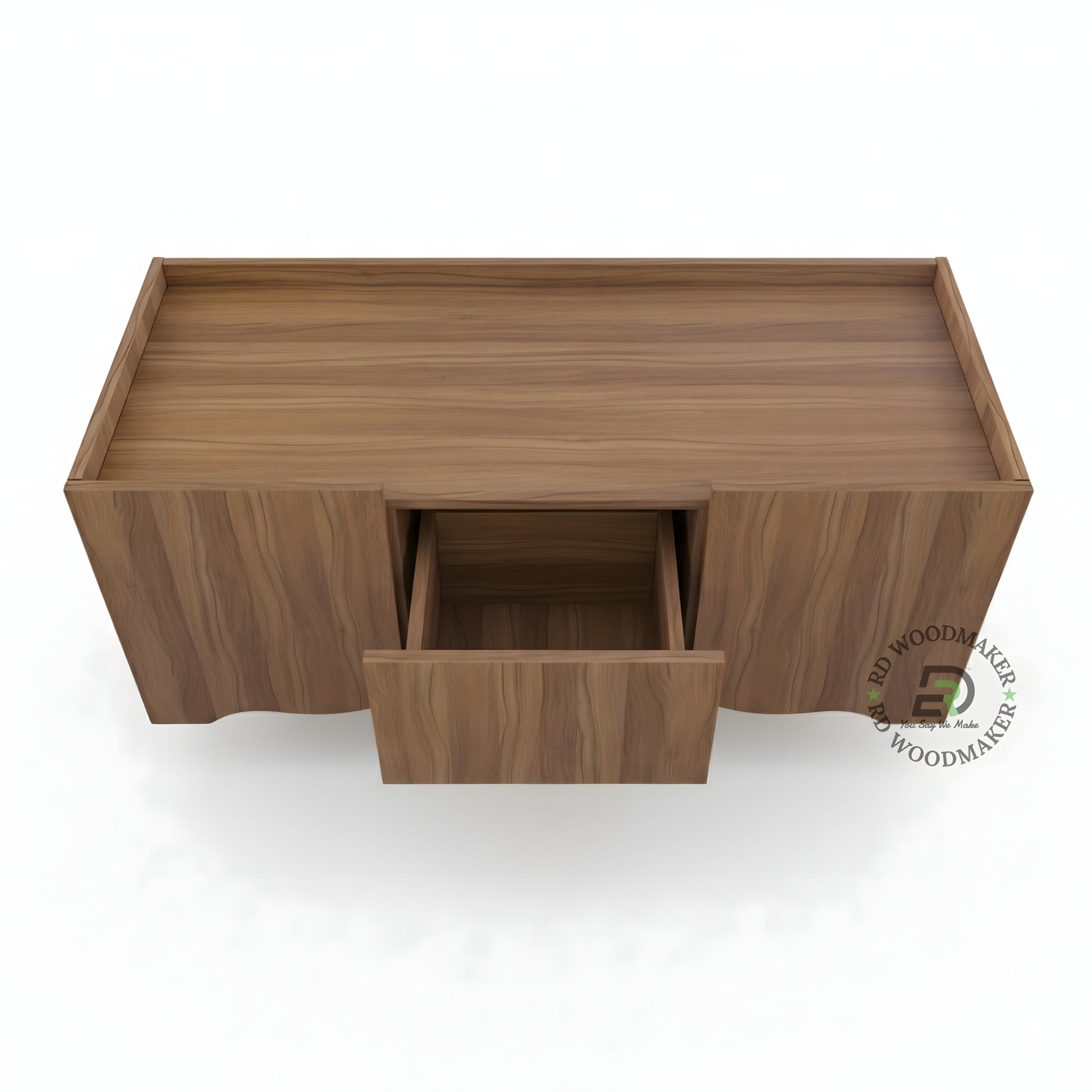 MODERN MINIMAL WOODEN STORAGE COFFEE TABLE