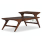MODERN SCULPTURAL WOODEN COFFEE TABLE
