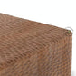 HANDCRAFTED TEXTURED WOODEN COFFEE TABLE
