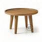 NORDIC WOODEN ROUND COFFEE CENTER TABLE