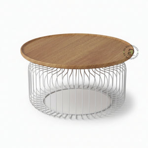 AERIS WIRE ROUND COFFEE TABLE