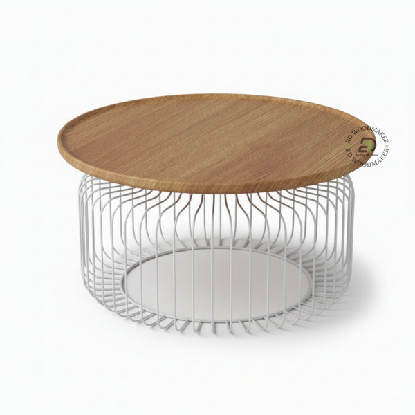 AERIS WIRE ROUND COFFEE TABLE