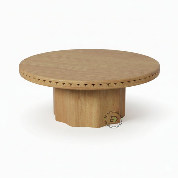 SOLARA CARVE ROUND COFFEE TABLE