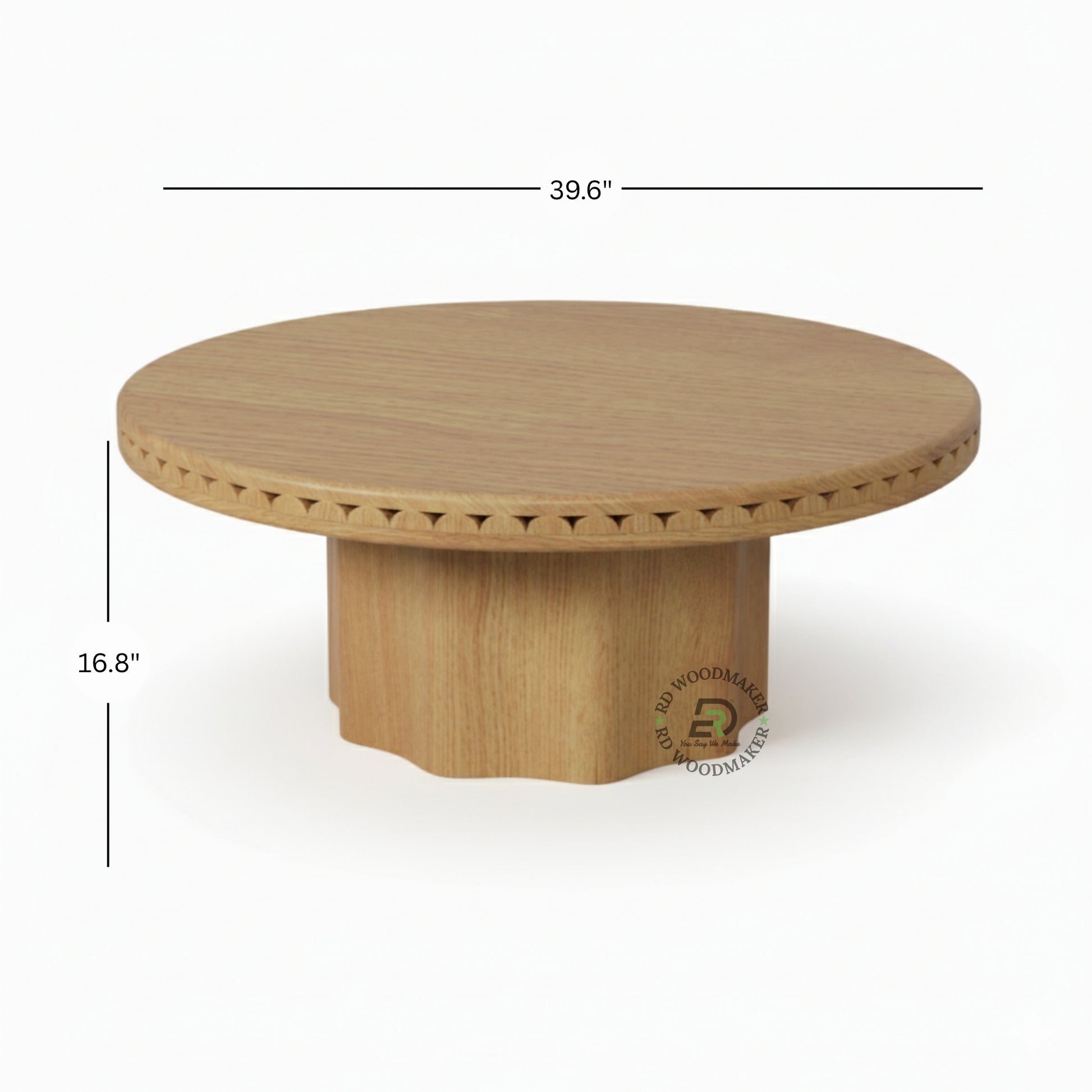 SOLARA CARVE ROUND COFFEE TABLE