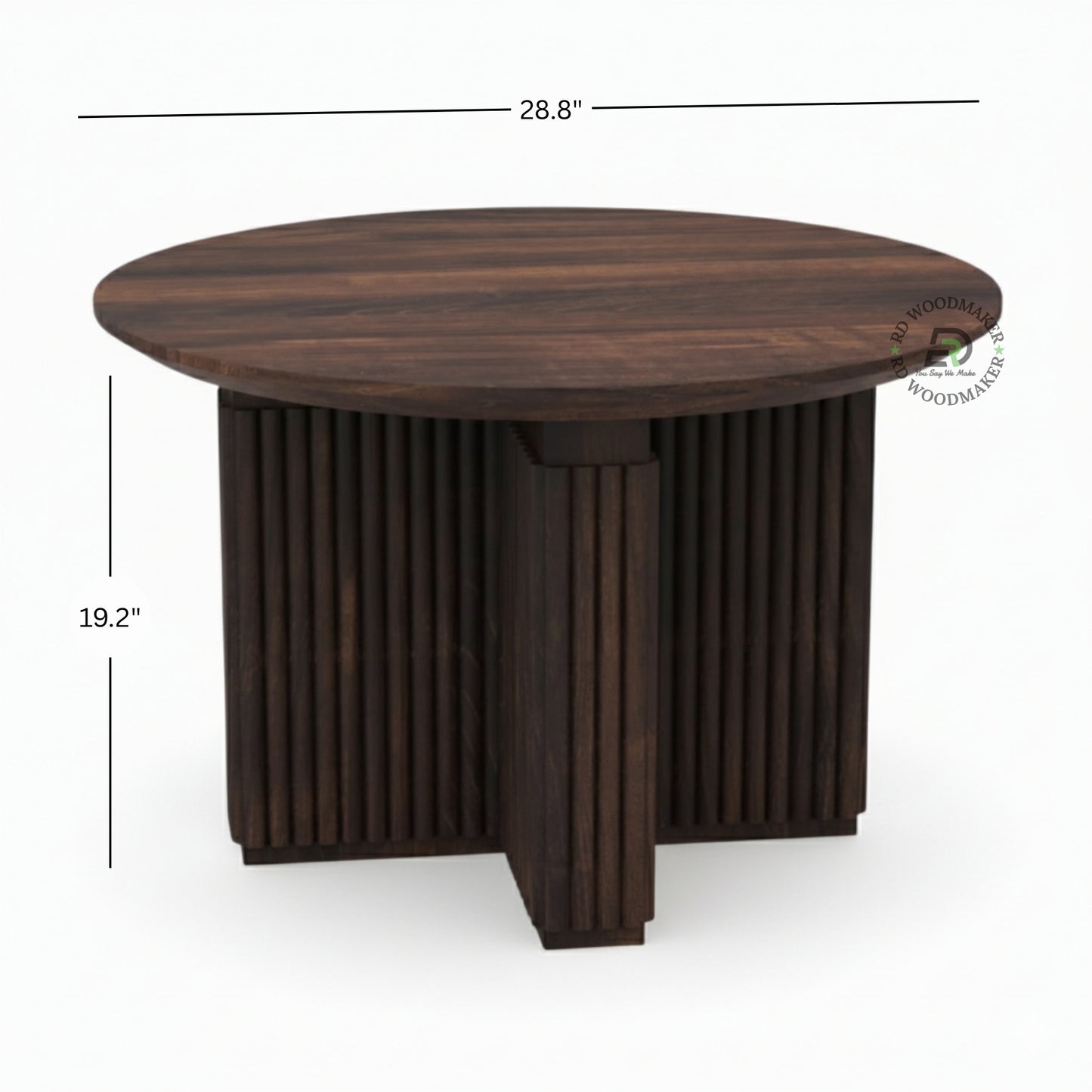 NOCTARA FLUTE ROUND COFFEE TABLE
