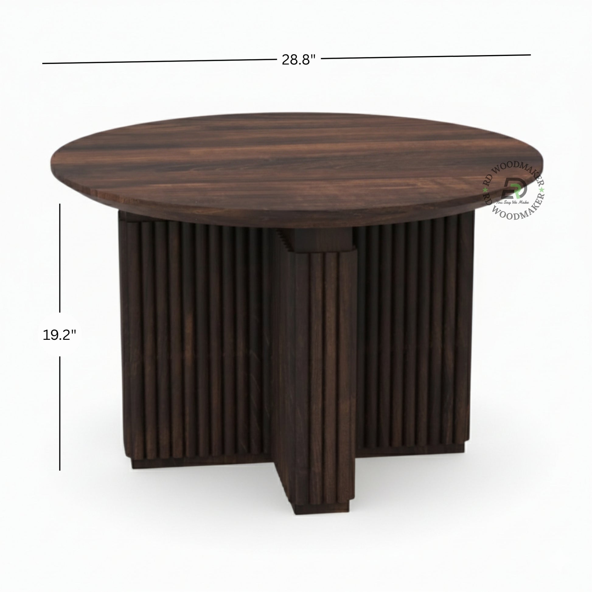 NOCTARA FLUTE ROUND COFFEE TABLE