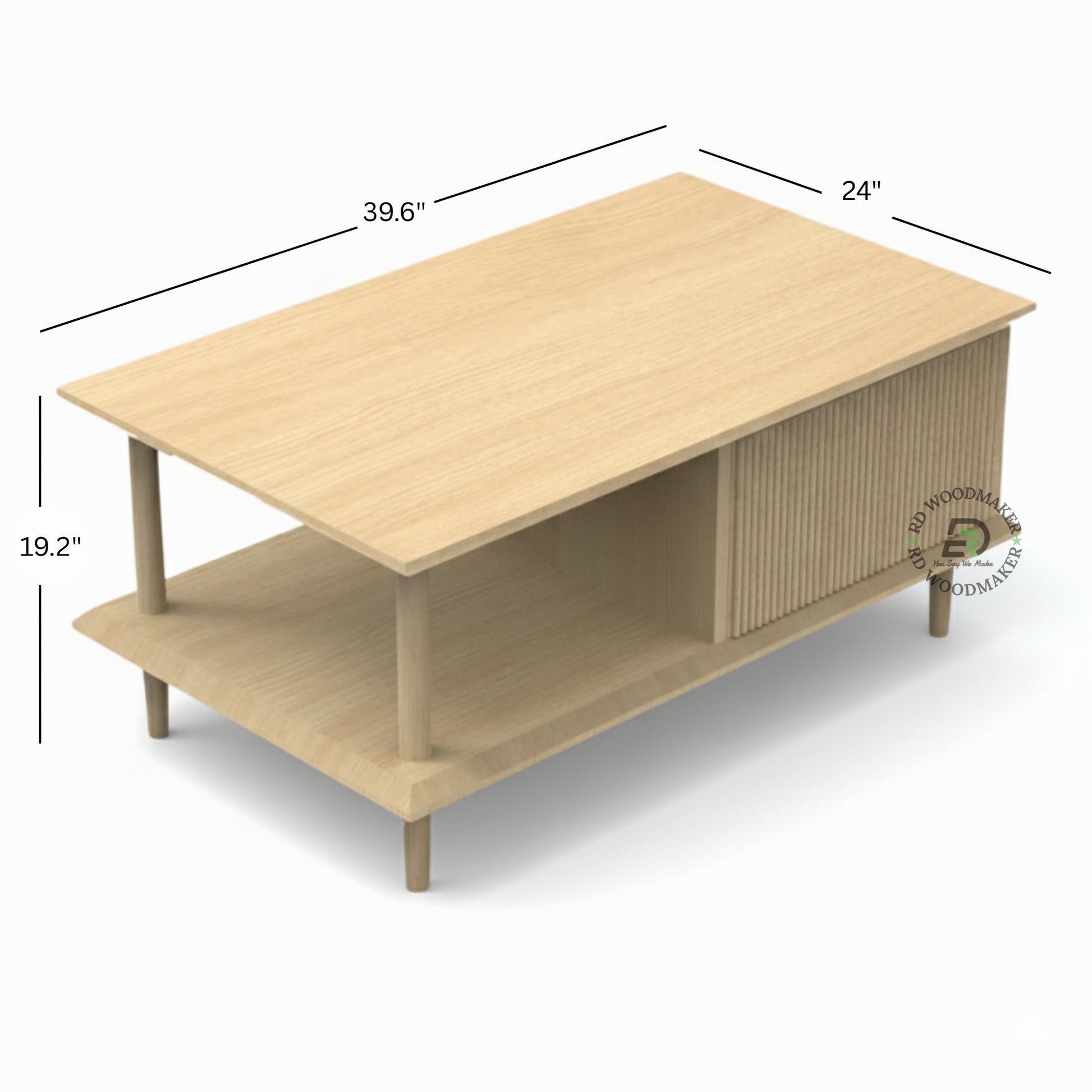 SCANDORA FLUTE COFFEE TABLE
