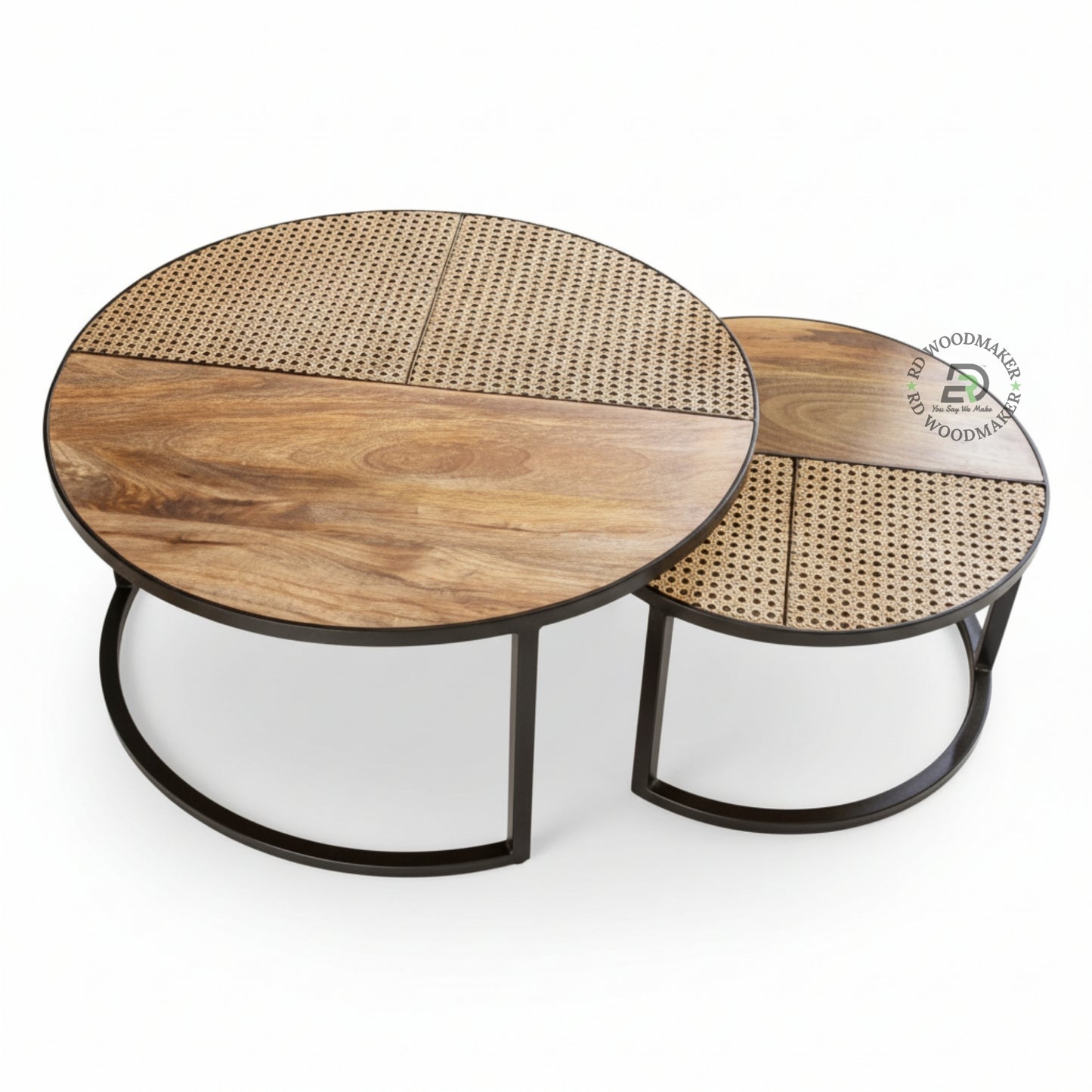 DUALORA CANE NEST COFFEE TABLE